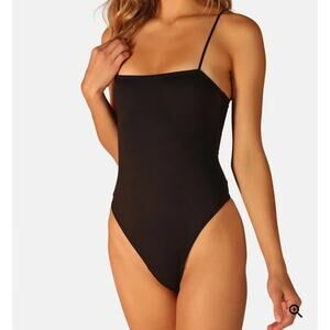 OW Intimates Willow Bodysuit Black Size XL NWT